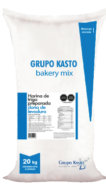 Harina de trigo preparada para pastel esponja — Grupo Kasto Molinos